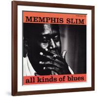 Memphis Slim - All Kinds of Blues-null-Framed Art Print