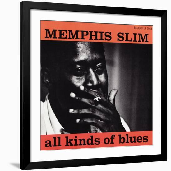 Memphis Slim - All Kinds of Blues-null-Framed Art Print