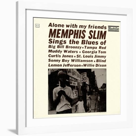 Memphis Slim - Alone with My Friends-null-Framed Art Print