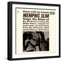 Memphis Slim - Alone with My Friends-null-Framed Art Print