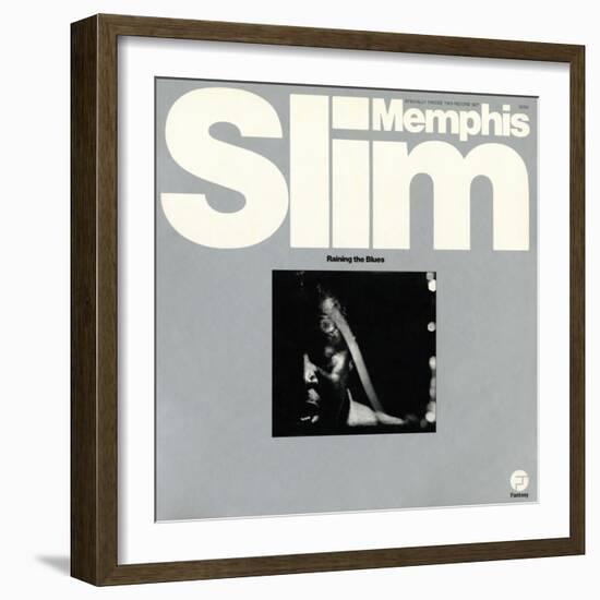 Memphis Slim - Raining the Blues-null-Framed Art Print