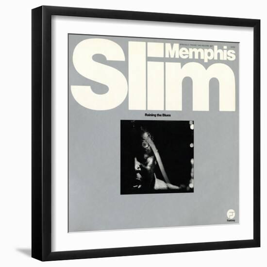 Memphis Slim - Raining the Blues-null-Framed Art Print