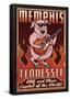 Memphis, Tennessee - Guitar Pig-null-Framed Poster