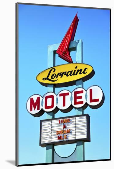Memphis, Tennessee, Marque Of The Lorraine Motel, National Civil Rights Museum, Where Martin Luther-John Coletti-Mounted Photographic Print