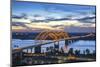 Memphis, Tennessee, Mississippi River, Hernand De Soto Bridge, Connection Between Memphis And Arkan-John Coletti-Mounted Photographic Print