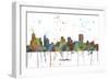 Memphis Tennessee Skyline MCLR 1-Marlene Watson-Framed Giclee Print