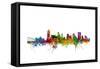 Memphis Tennessee Skyline-Michael Tompsett-Framed Stretched Canvas