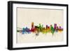 Memphis Tennessee Skyline-Michael Tompsett-Framed Art Print