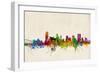 Memphis Tennessee Skyline-Michael Tompsett-Framed Art Print