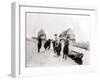 Men and Boys in Traditional Costume by a Canal Bank, Marken Island, Netherlands, 1898-James Batkin-Framed Photographic Print