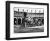 Men and Canadian Locomotive-null-Framed Photographic Print