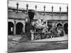 Men and Canadian Locomotive-null-Mounted Photographic Print