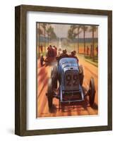 Men and Motors: Race Track Pioneers-Roy Nockolds-Framed Giclee Print