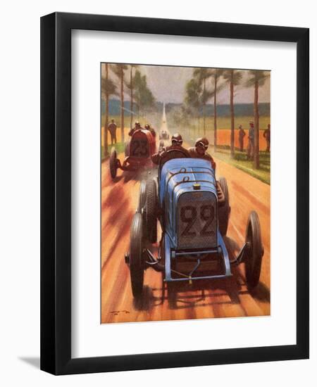 Men and Motors: Race Track Pioneers-Roy Nockolds-Framed Giclee Print