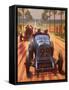 Men and Motors: Race Track Pioneers-Roy Nockolds-Framed Stretched Canvas