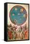Men and Their Guiding Stars-Science Source-Framed Stretched Canvas