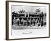 Men and Wolverhampton Locomotive-null-Framed Photographic Print