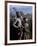 Men and Women Dance Together in the Karo Village of Duss, Omo Delta, Ethiopia-John Warburton-lee-Framed Photographic Print