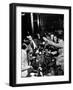 Men and Women in Kansas Roadhouse-null-Framed Photographic Print