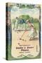 Men and Women Playing Croquet-null-Stretched Canvas