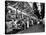 Men and Women Polishing Chevrolets on the Assembly Line at the General Motors Plant-null-Stretched Canvas