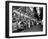 Men and Women Polishing Chevrolets on the Assembly Line at the General Motors Plant-null-Framed Premium Photographic Print