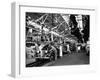 Men and Women Polishing Chevrolets on the Assembly Line at the General Motors Plant-null-Framed Premium Photographic Print