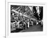 Men and Women Polishing Chevrolets on the Assembly Line at the General Motors Plant-null-Framed Premium Photographic Print