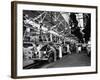 Men and Women Polishing Chevrolets on the Assembly Line at the General Motors Plant-null-Framed Photographic Print