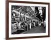 Men and Women Polishing Chevrolets on the Assembly Line at the General Motors Plant-null-Framed Photographic Print