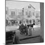 Men and Women, Wearing the Traditional Burqa, Walk Along a Street in Kabul-null-Mounted Photographic Print