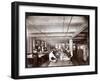 Men and Women Working on Clothing Designs in the Art Department at McCall's Magazine, New York,…-Byron Company-Framed Giclee Print