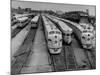 Men are Loading Up the "Santa Fe" Train with Supplies before They Take-Off-Andreas Feininger-Mounted Photographic Print