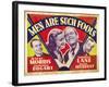 Men Are Such Fools, 1938-null-Framed Art Print