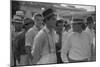 Men at a Strike Meeting in Yabucoa, Puerto Rico, Jan. 1942-Jack Delano-Mounted Photo