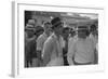 Men at a Strike Meeting in Yabucoa, Puerto Rico, Jan. 1942-Jack Delano-Framed Photo