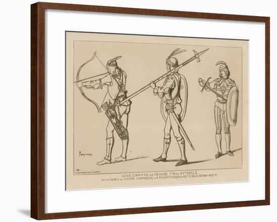 Men at Arms of Venice, End of the 15th Century-Raphael Jacquemin-Framed Giclee Print