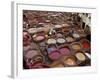 Men at Work in the Tanneries, Medina, Fez, Morocco, North Africa, Africa-Simon Montgomery-Framed Photographic Print