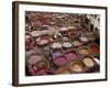 Men at Work in the Tanneries, Medina, Fez, Morocco, North Africa, Africa-Simon Montgomery-Framed Photographic Print