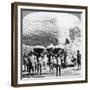 Men Carrying Baskets of Cotton at an Indore Cotton Mill, India, 1900s-null-Framed Giclee Print