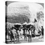 Men Carrying Baskets of Cotton at an Indore Cotton Mill, India, 1900s-null-Stretched Canvas