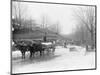 Men Cutting Ice-null-Mounted Photographic Print