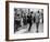 Men dancing in the street as revelers celebrate New Orleans Mardi Gras. February 1938-William Vandivert-Framed Premium Photographic Print