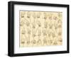 Men Dancing-Katsushika Hokusai-Framed Giclee Print