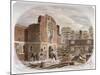 Men Demolishing St Peter's Hospital, Southwark, London, 1851-James Findlay-Mounted Giclee Print