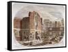 Men Demolishing St Peter's Hospital, Southwark, London, 1851-James Findlay-Framed Stretched Canvas