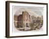 Men Demolishing St Peter's Hospital, Southwark, London, 1851-James Findlay-Framed Giclee Print