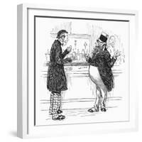 Men Drinking at Bar-null-Framed Giclee Print