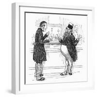 Men Drinking at Bar-null-Framed Giclee Print