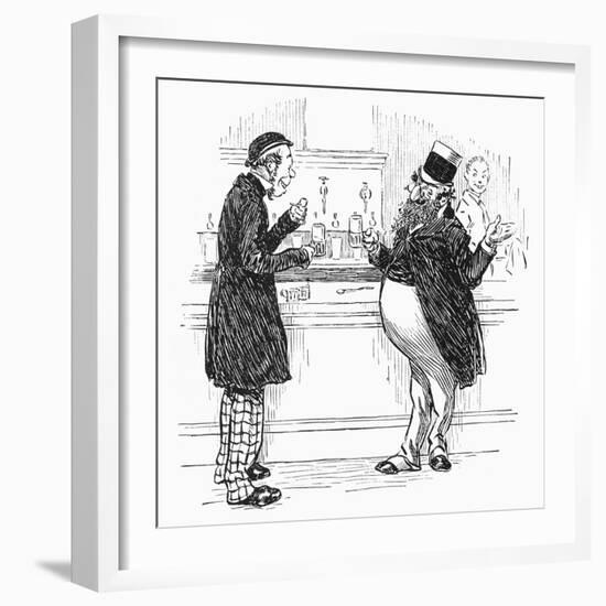 Men Drinking at Bar-null-Framed Giclee Print